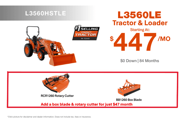 Kubota L3560HSTLE